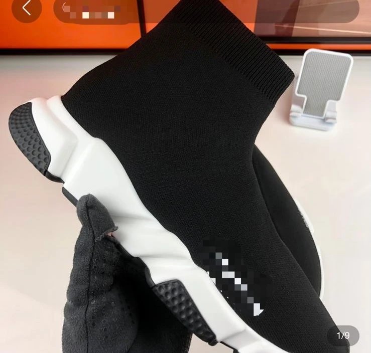 Balenciaga Speed Sock Sneakers Black