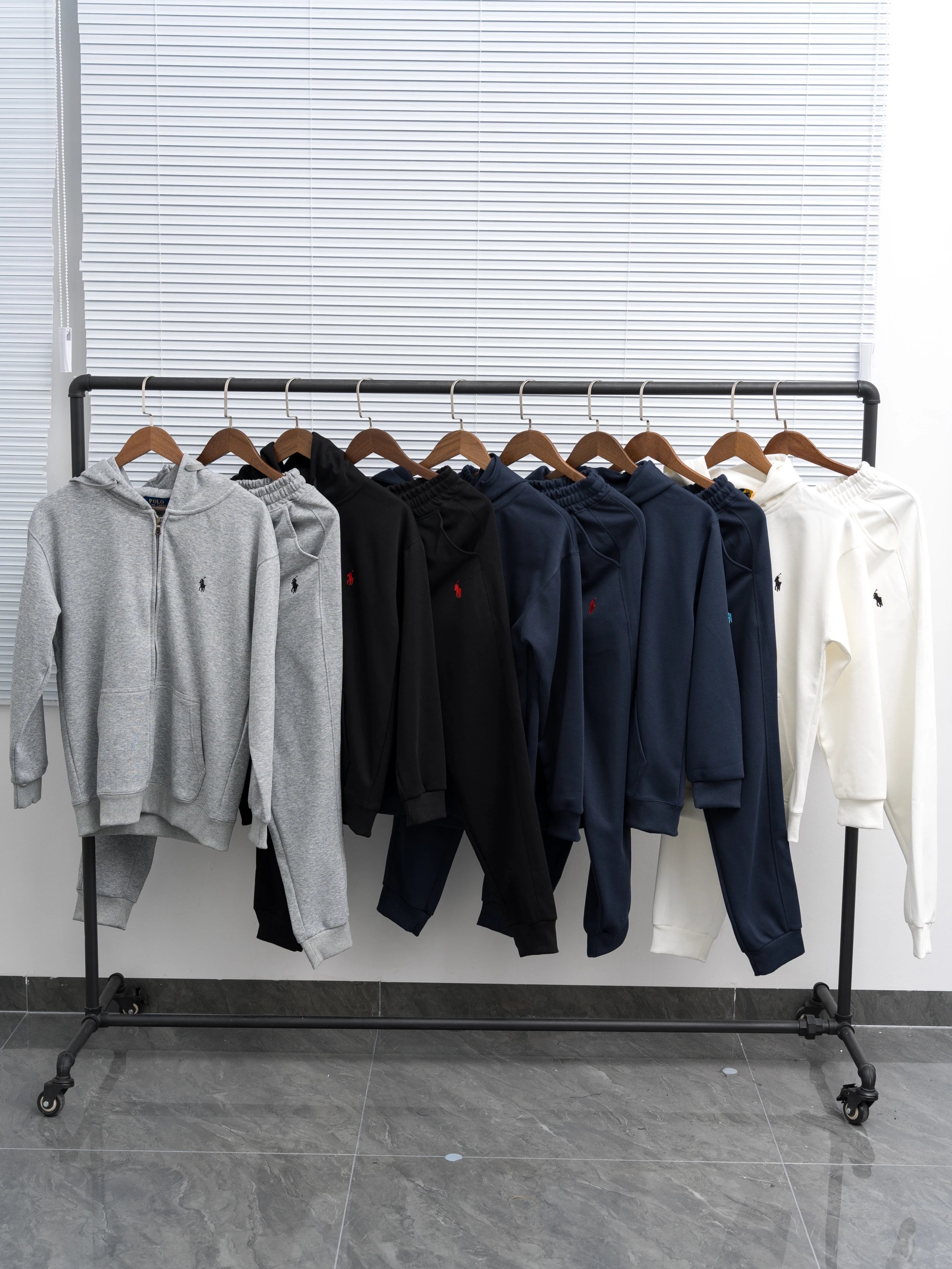 Burberry Grey Zip Hoodie