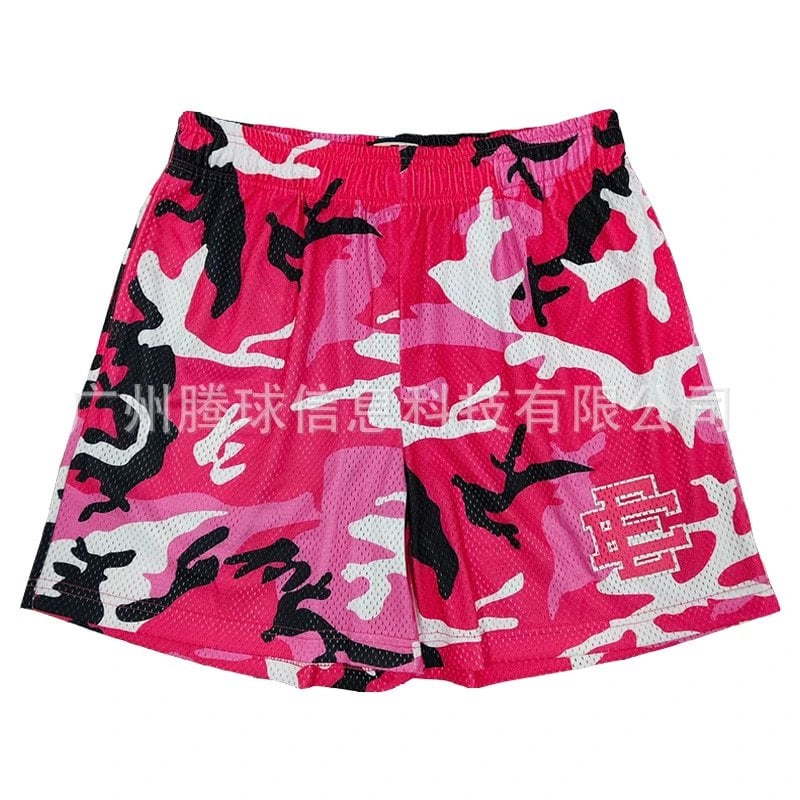 Eric Emanuel Navy Lightning Bolt Shorts