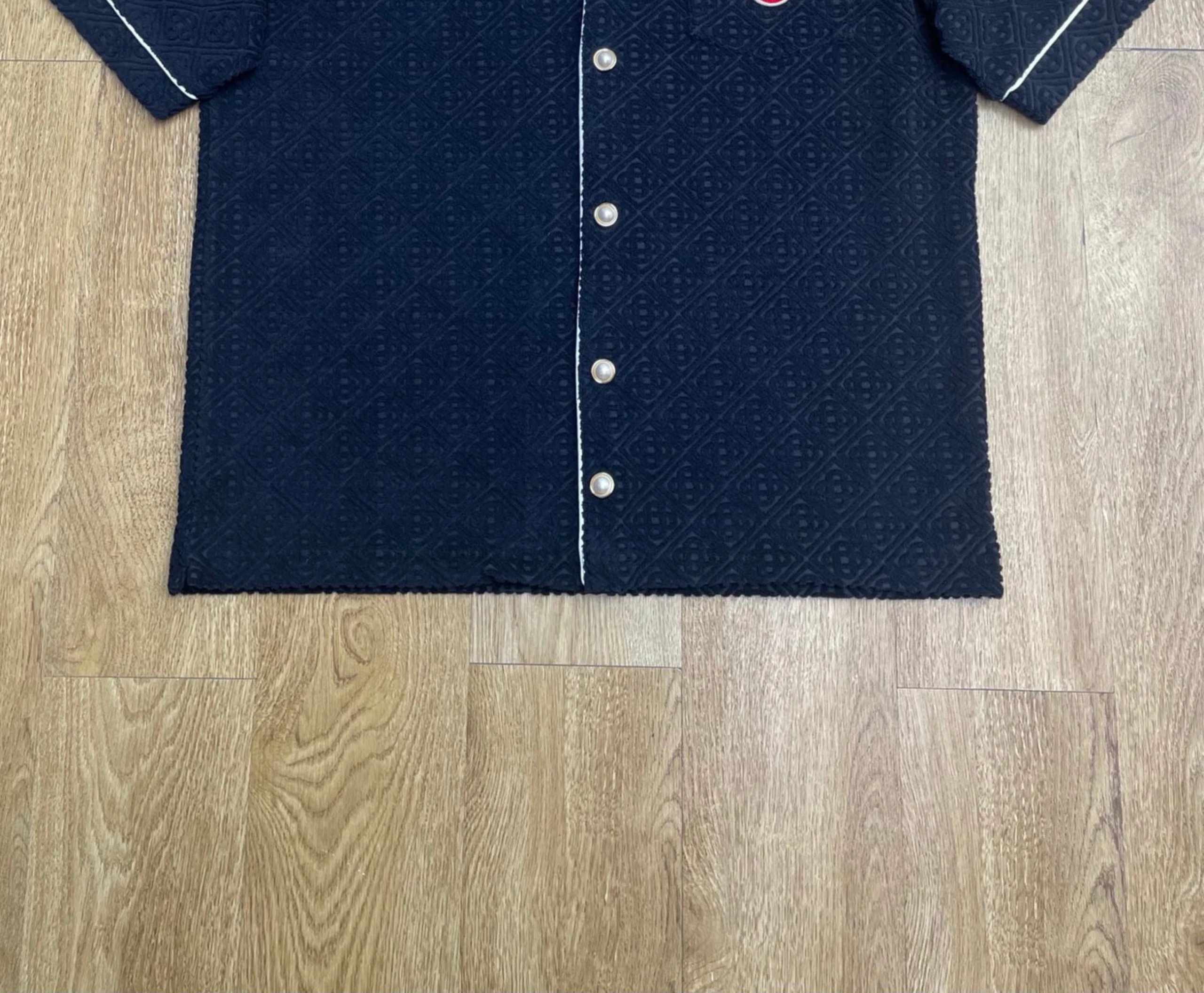 Casablanca Paris White Terry Cloth Shirt