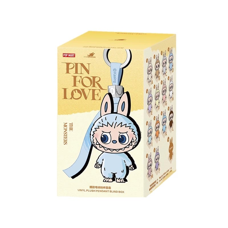 The Monsters Labubu Red Keychain