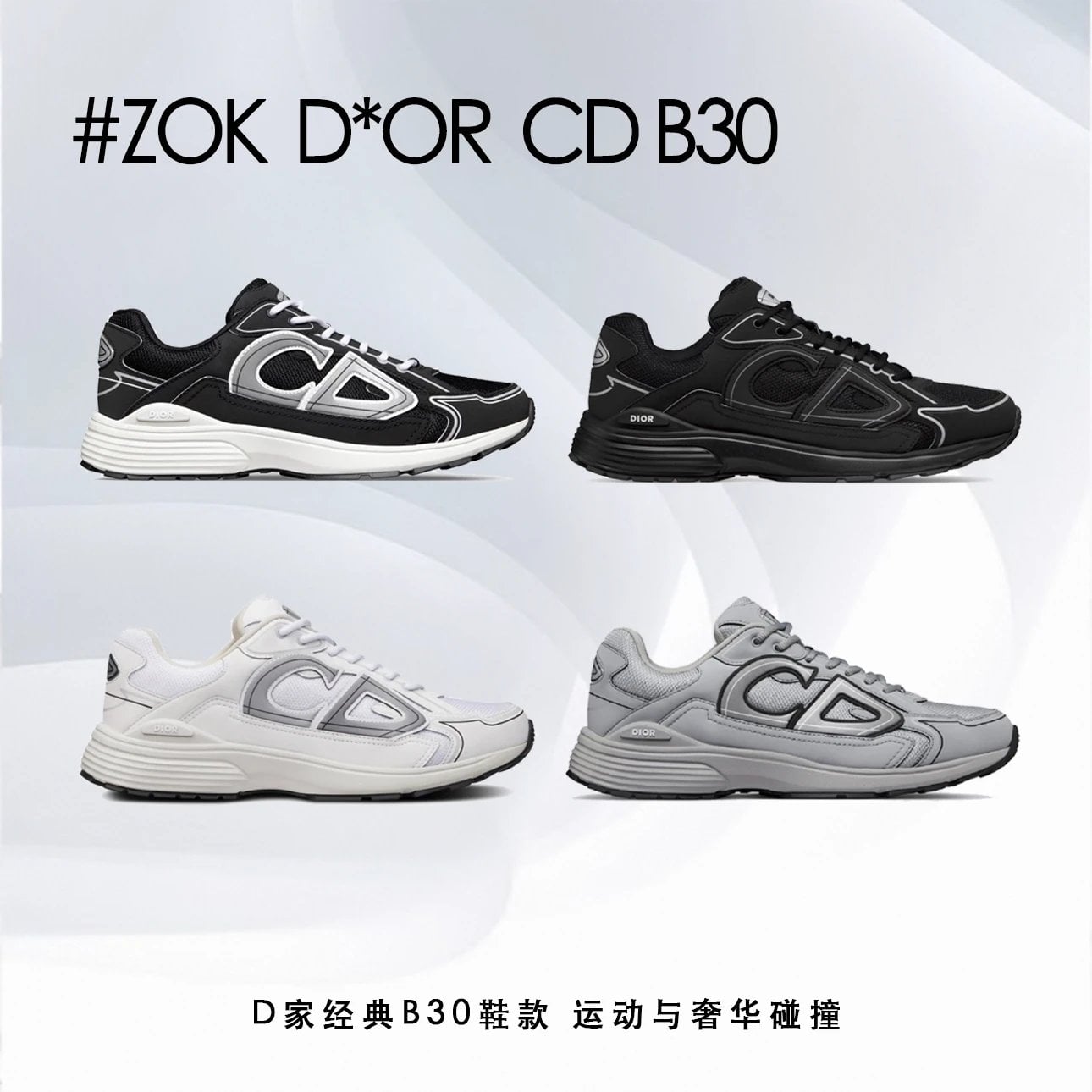 Dior B30 Sneakers Black