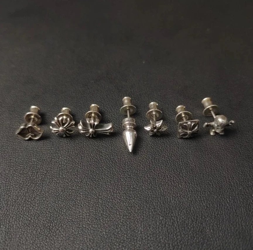 Chrome Hearts Sterling Silver Earrings