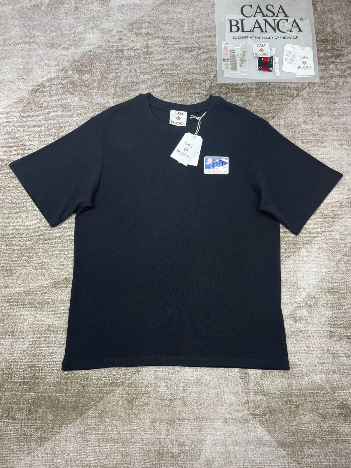 Casablanca Paris Black T-Shirt