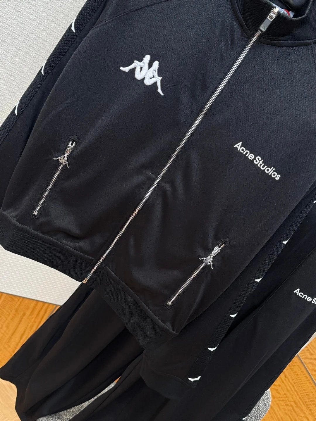 Acne Studios Kappa Track Jacket Black