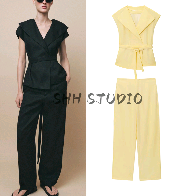 ZARA Black Sleeveless Vest