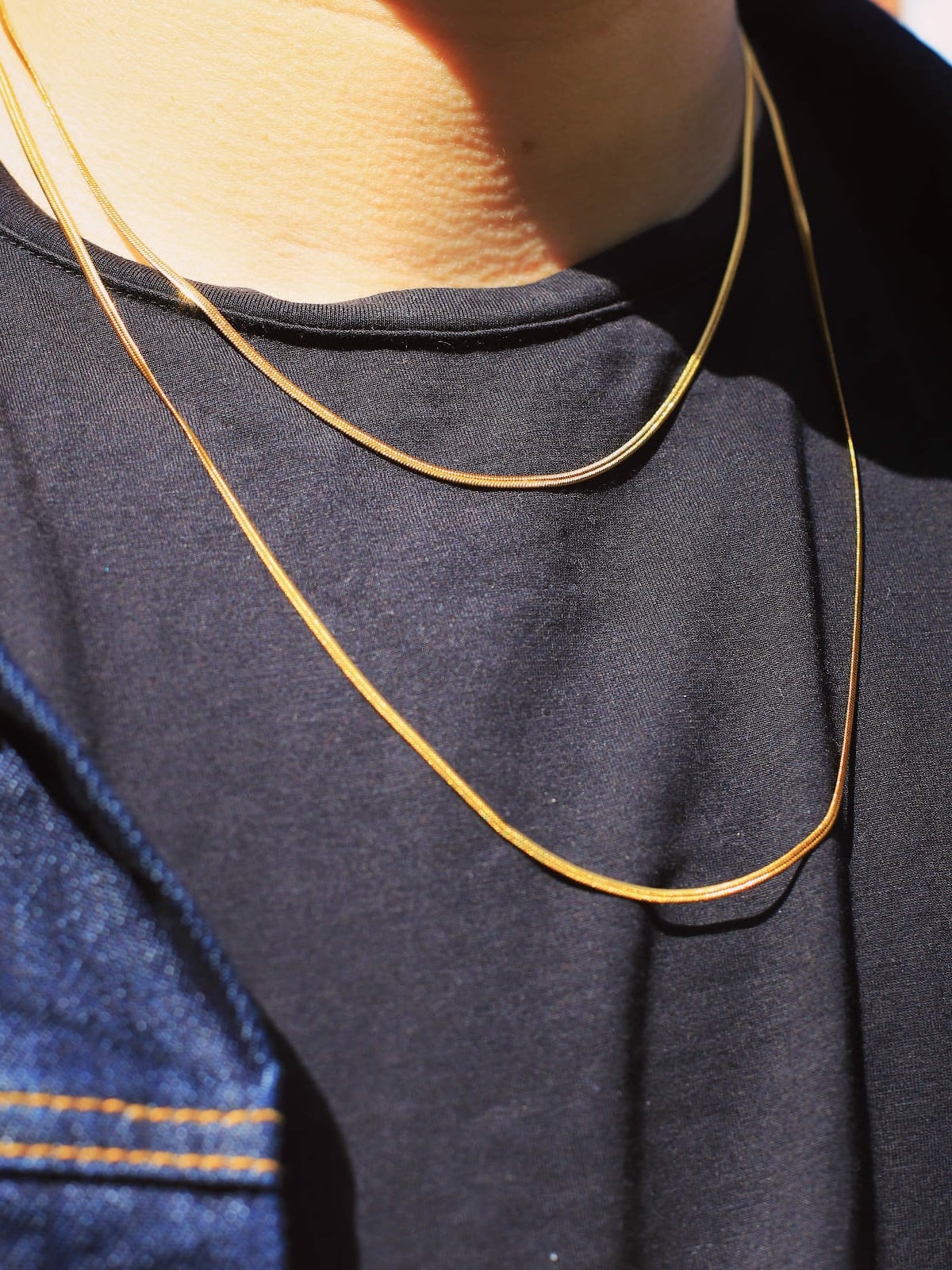 Silver Snake Chain Necklace