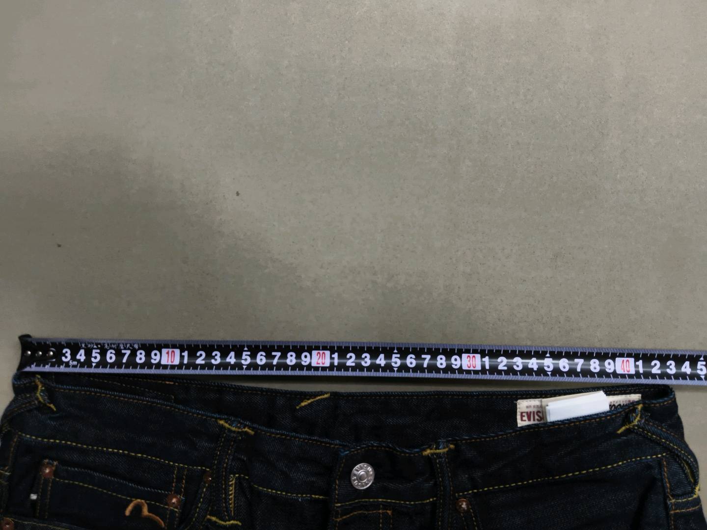 Evisu x Palace Stock Raw Denim Shorts Size 32 QC
