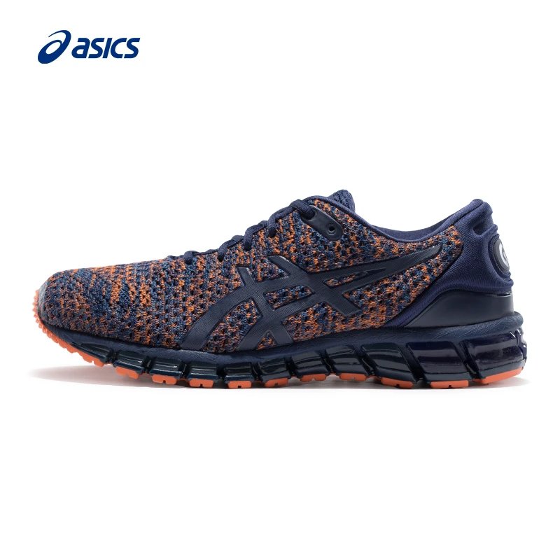 ASICS亚瑟士男减震透气跑鞋GEL-QUANTUM 360 KNIT编织网面运动鞋