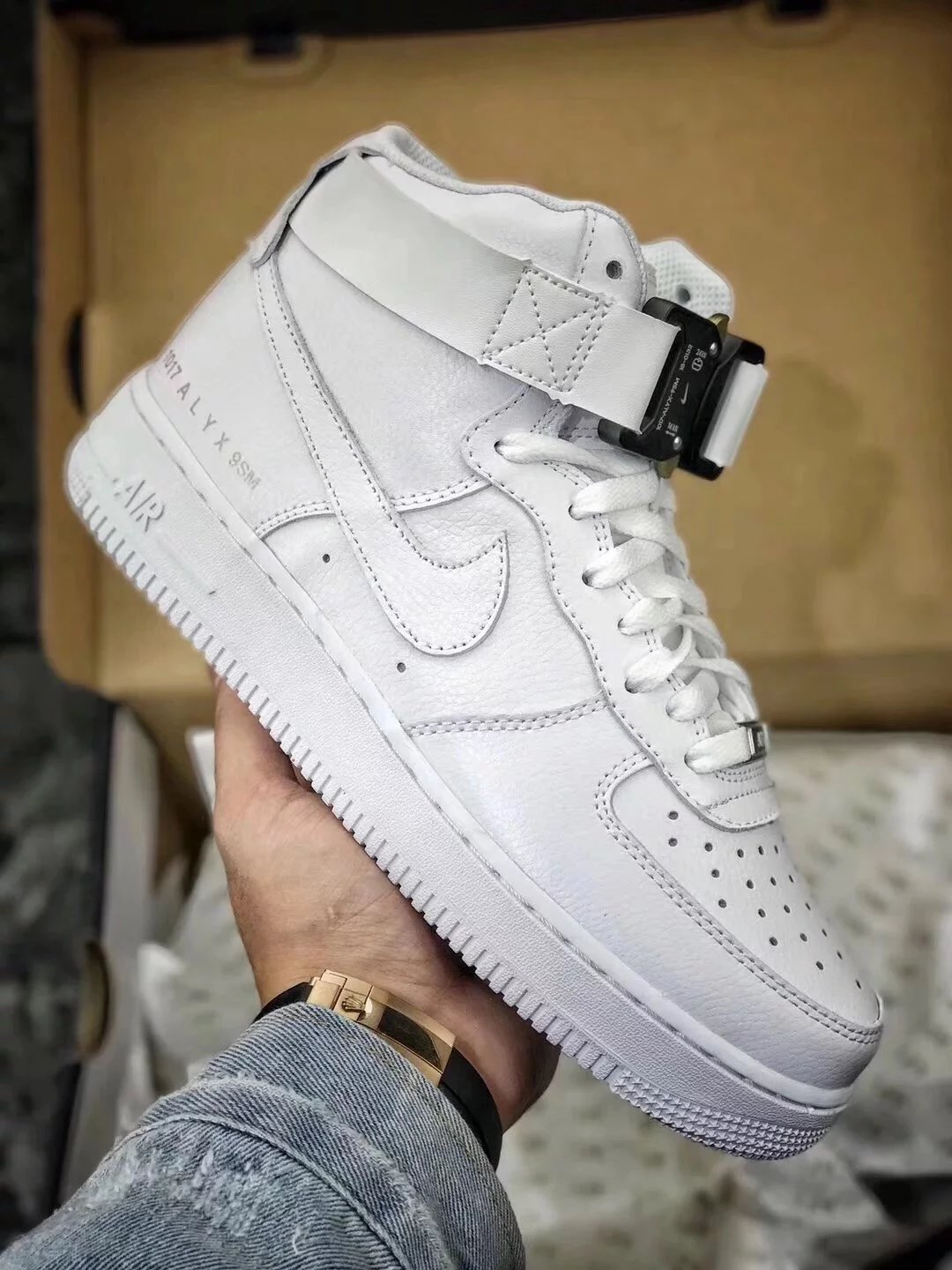 ALYX x Air Force 1 High AF1 空军一号高帮校园学生经典百搭运动休闲板鞋 315123-111