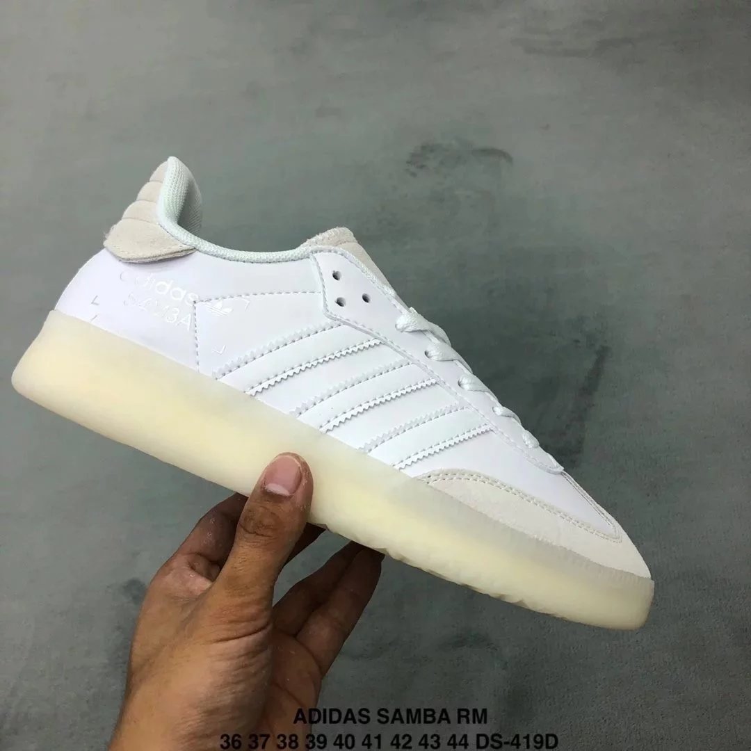 阿迪达斯/Adidas SAMBA RM 真标时尚Boost 休闲板鞋 乳白色36-44码