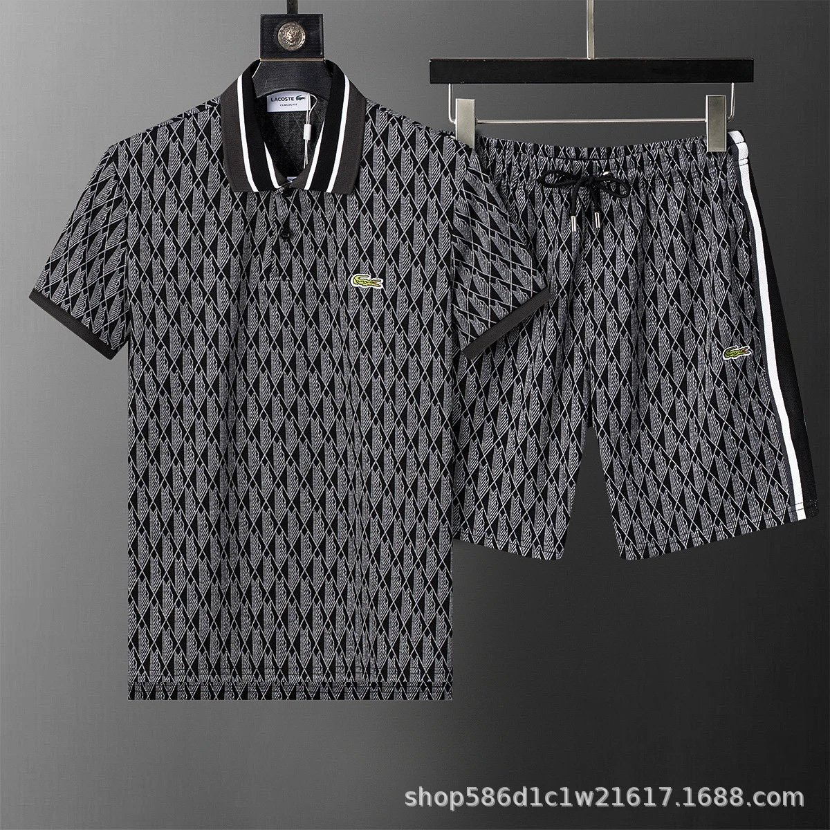 Lacoste Classic Fit Polo Shirt and Shorts Set