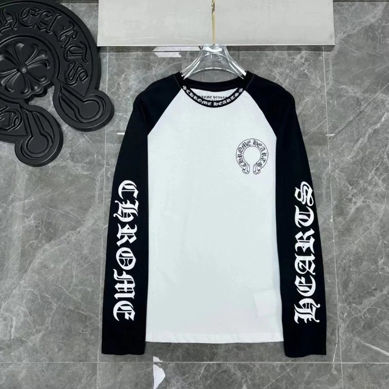 Chrome Hearts Long Sleeve T-Shirt Black White