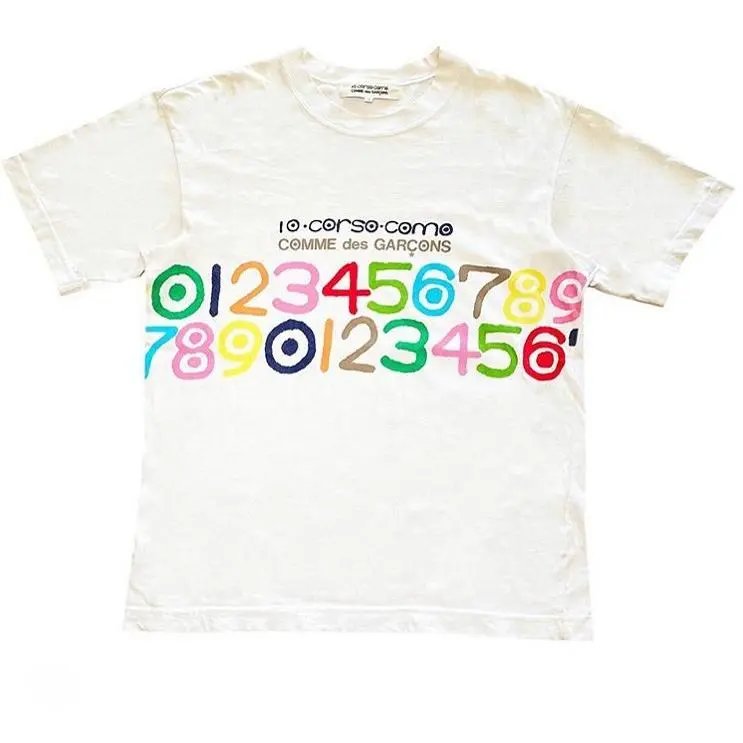 10.corso.como COMME des GARÇONS Number Print T-Shirt