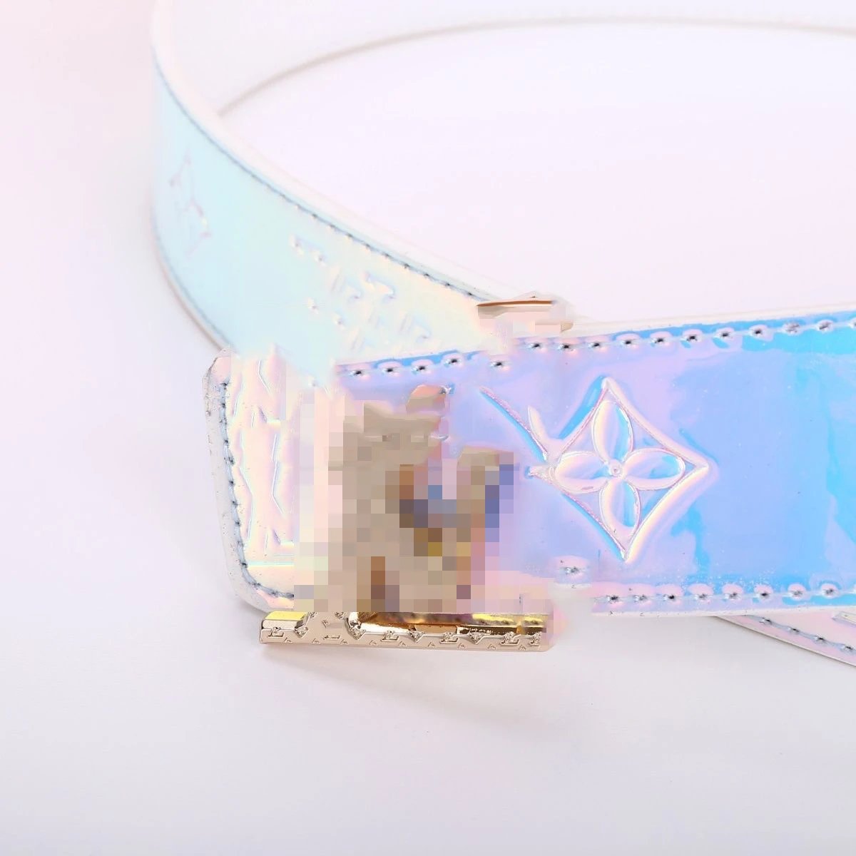 Louis Vuitton Monogram Belt Iridescent