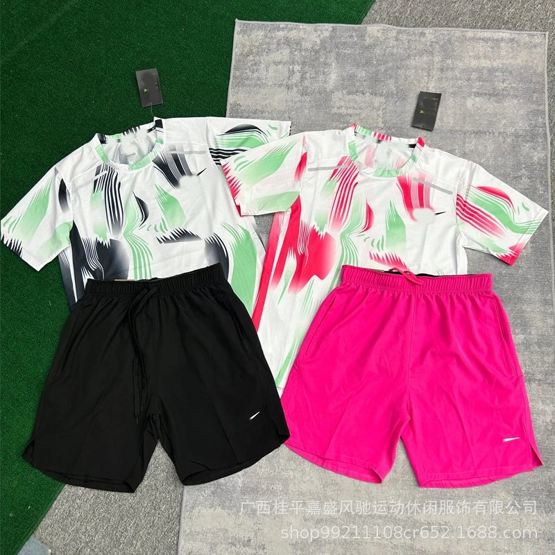 夏季logo品牌休闲潮牌宽松运动健身跑步短裤冰丝速干训练裤批发价