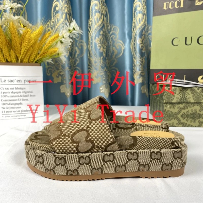 Gucci Platform Slides