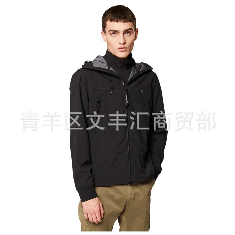 新款秋冬男装宽松防风开衫拉链加绒冲锋衣夹克外套潮 Jacket