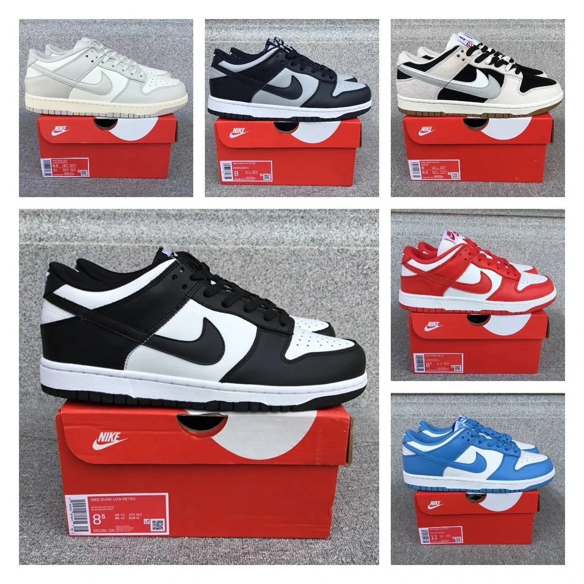 Nike Dunk Low Retro Black White