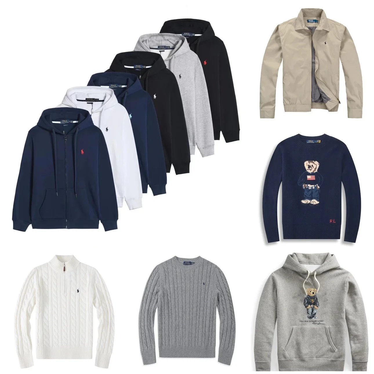 Polo Ralph Lauren Hoodies and Sweaters Collection