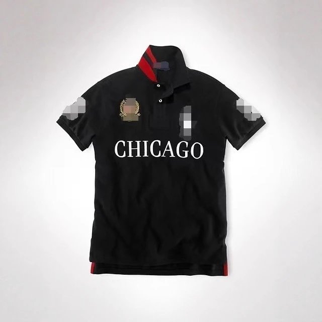 lfPOLO衫翻领刺绣大马城市款休闲大码上衣t恤polo短袖