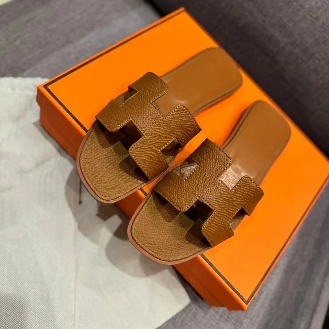 Hermes Oran Sandal Tan