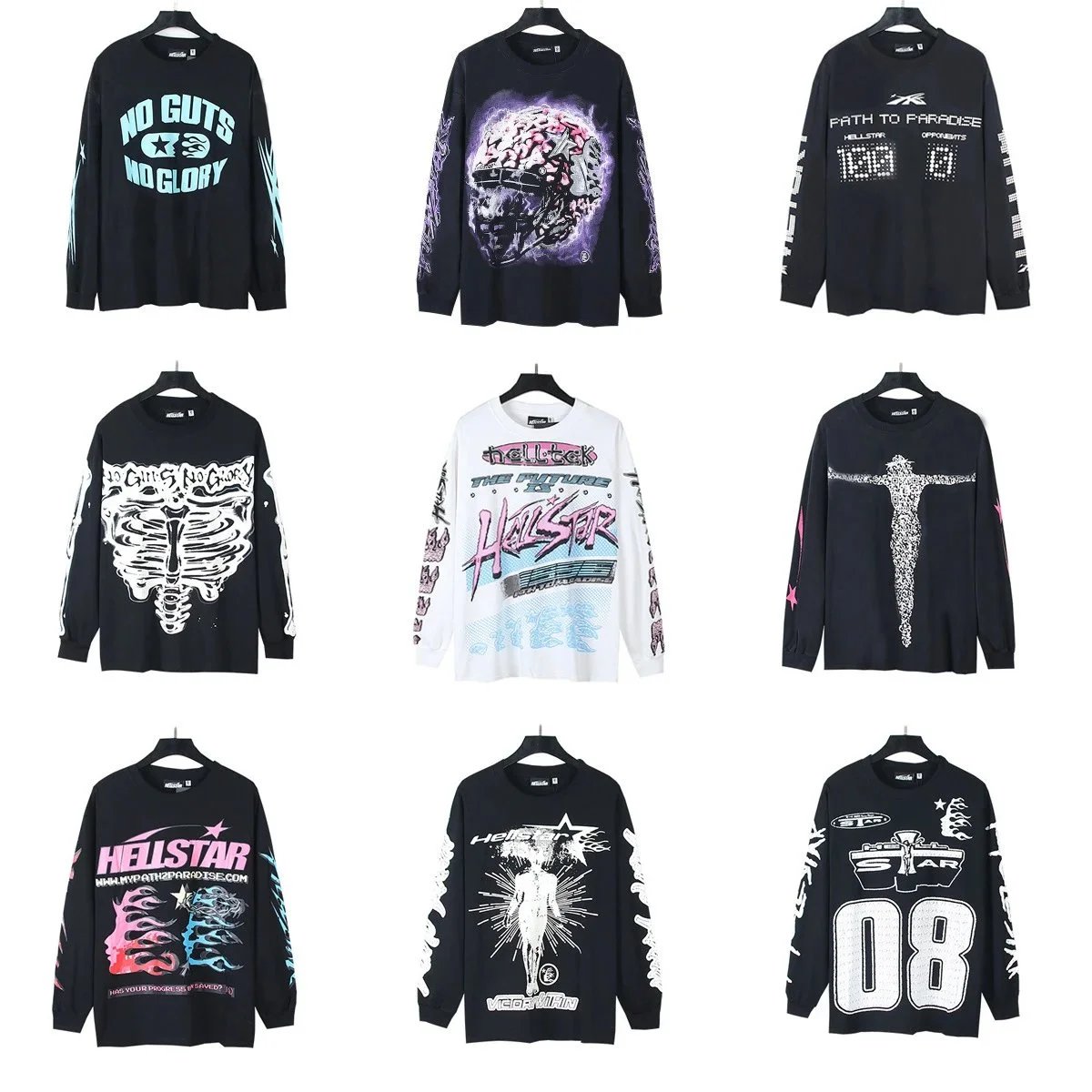 Hellstar long sleeve t-shirts