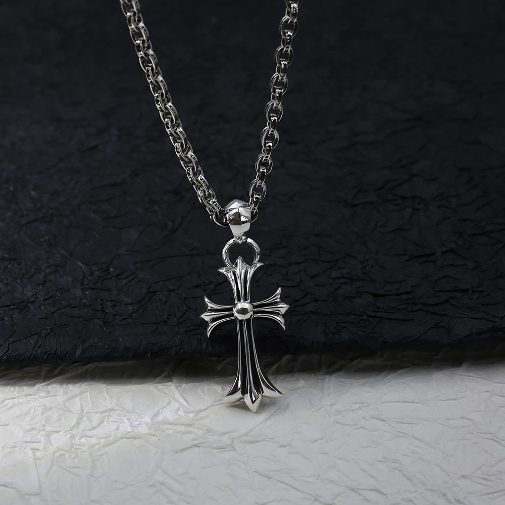 Chrome Hearts Classic Cross Necklace 1991 Sterling