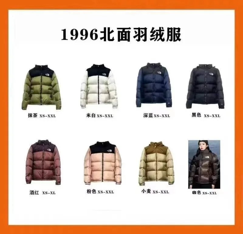 超强福利 硬货特价 𝗧-𝗵-𝗲- 𝗡-𝗼-𝗿-𝘁-𝗵- 𝗙-𝗮-𝗰-𝗲--1-9-9-6 N-u-p-t-s-e- 经典款羽绒服（美版·男女同款)