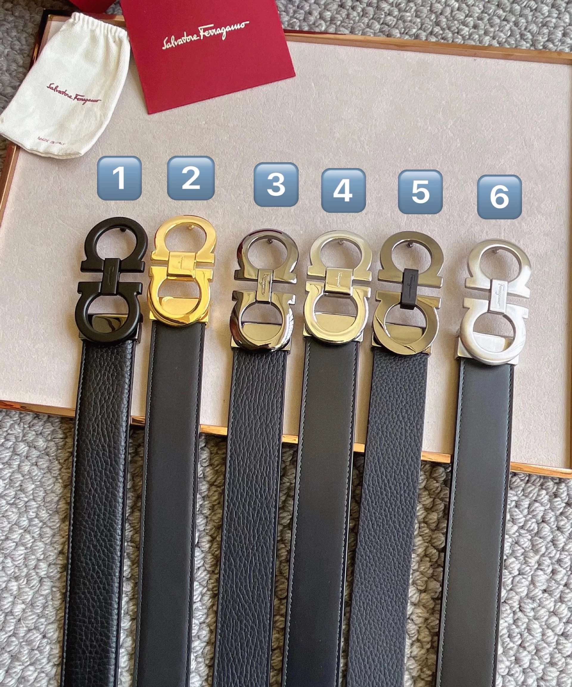 Salvatore Ferragamo Gancini Belt Collection
