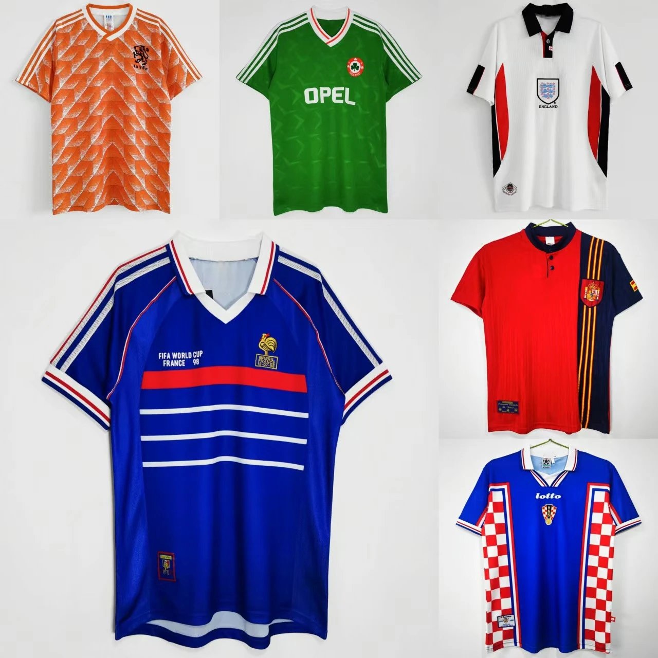 France 1998 Lotto Soccer Jersey