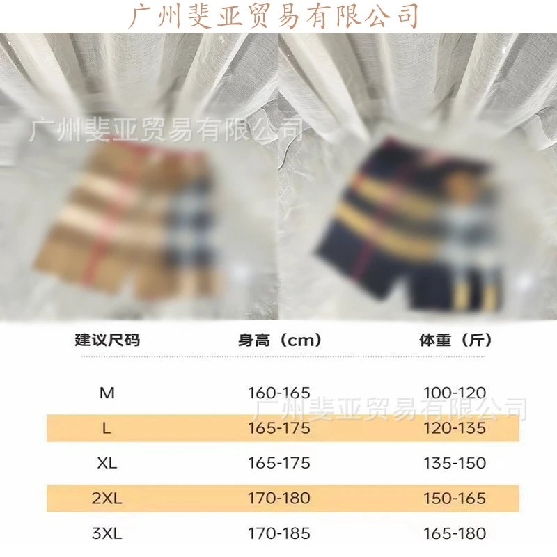 跨境26ss正确版经典沙滩裤男士格子短裤休闲裤百搭夏季外贸批发