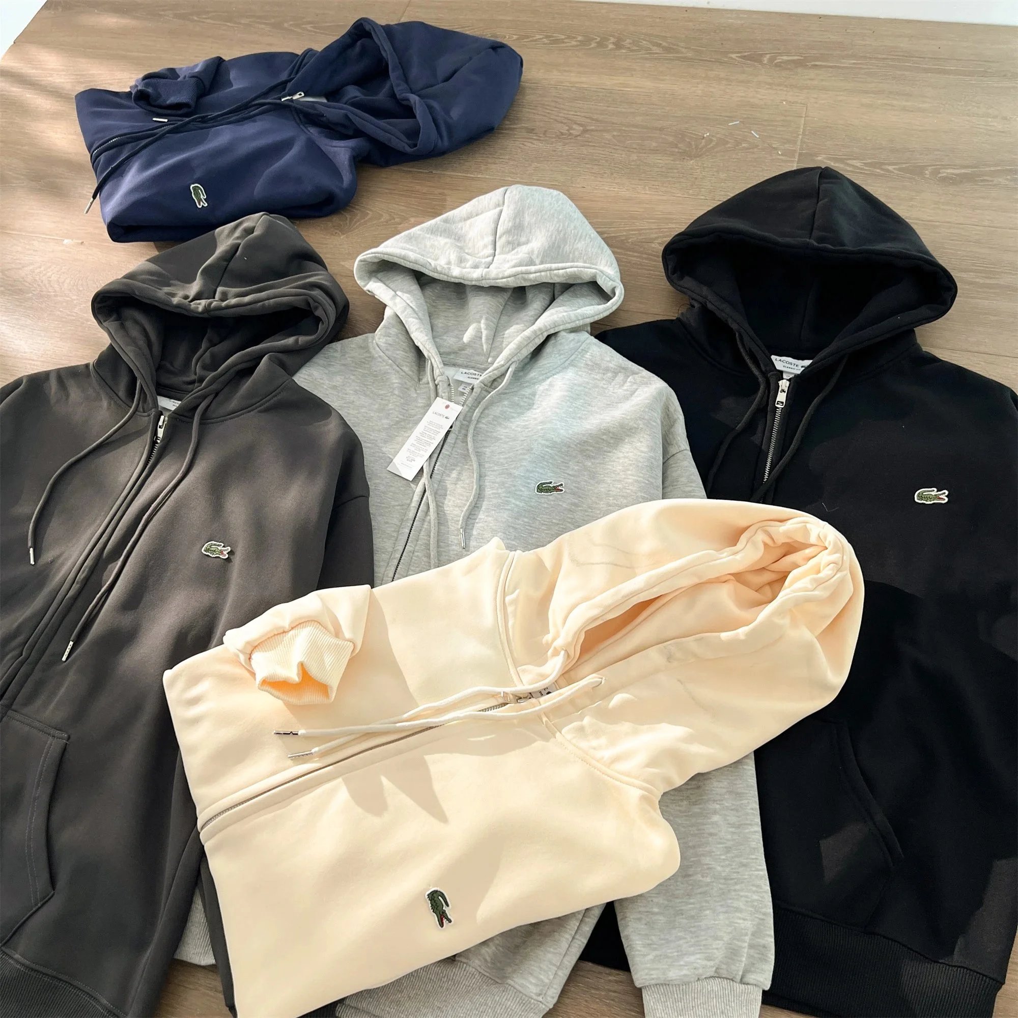 Lacoste Classic Fit Zip-Up Hoodie