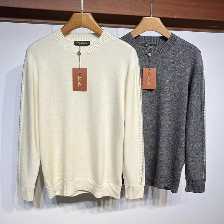 lp毛衣秋冬男士厚款羊毛羊绒时尚针织衫