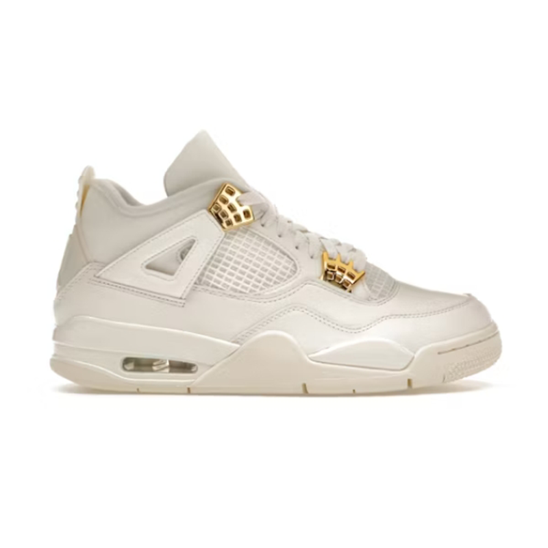 4 Retro Metallic Gold Casual sneakers: findsindex.com