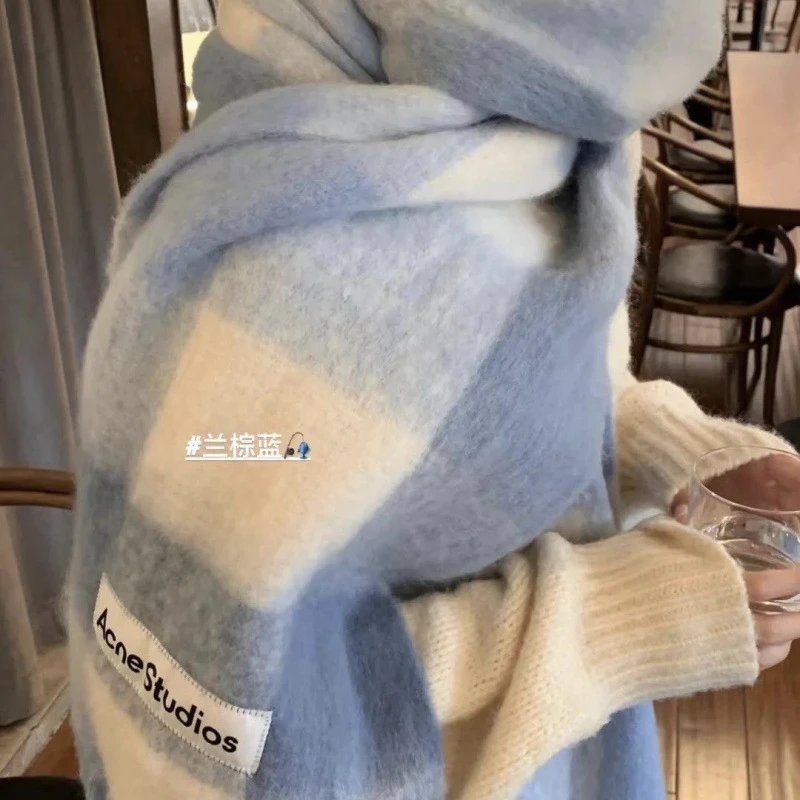 Acne Studios Plaid Scarf