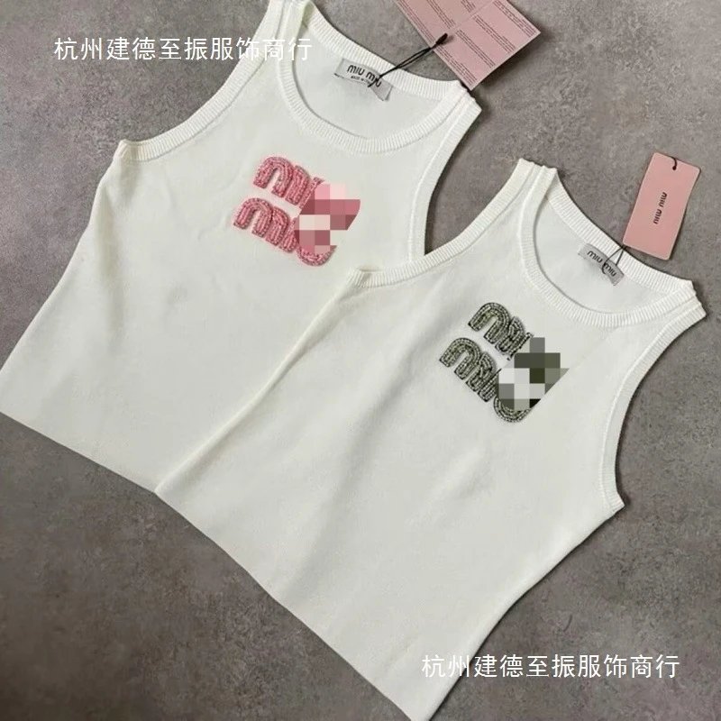 Miu Miu Logo Tank Top