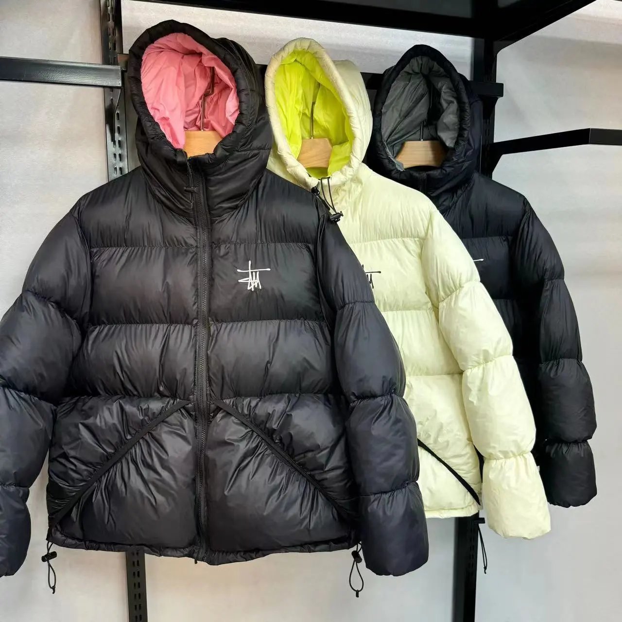 Winter new fashion STU classic solid color embroidered cotton jacket