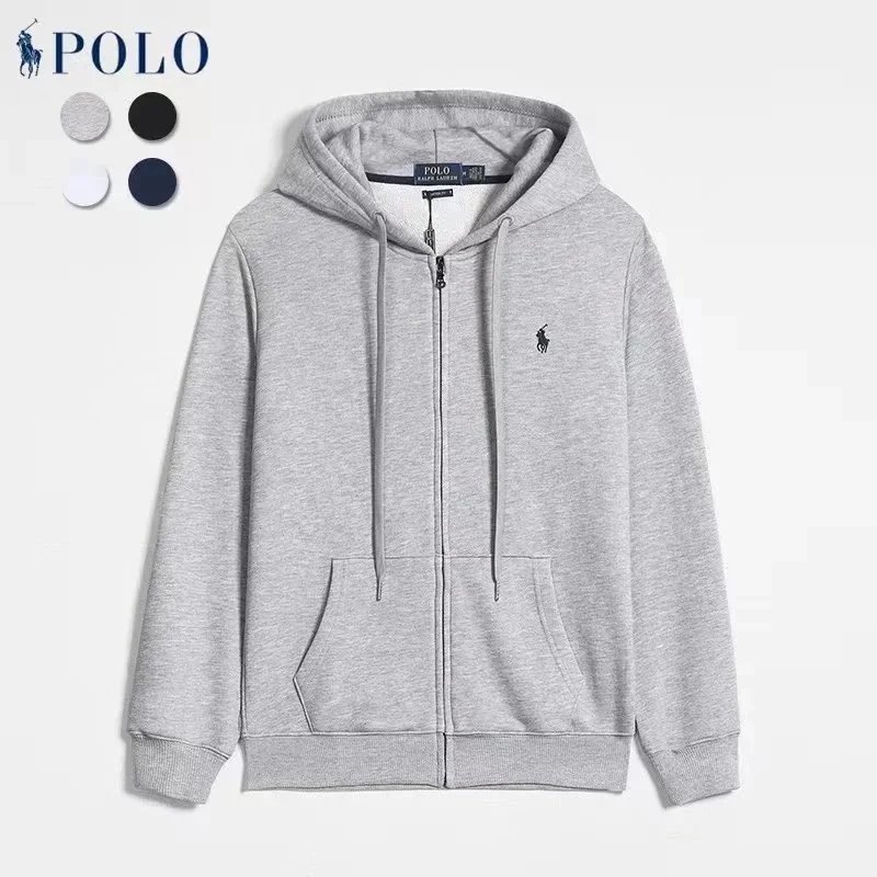 Zipper Pullover Embroidered Sweatshirt Sweatpants TOP