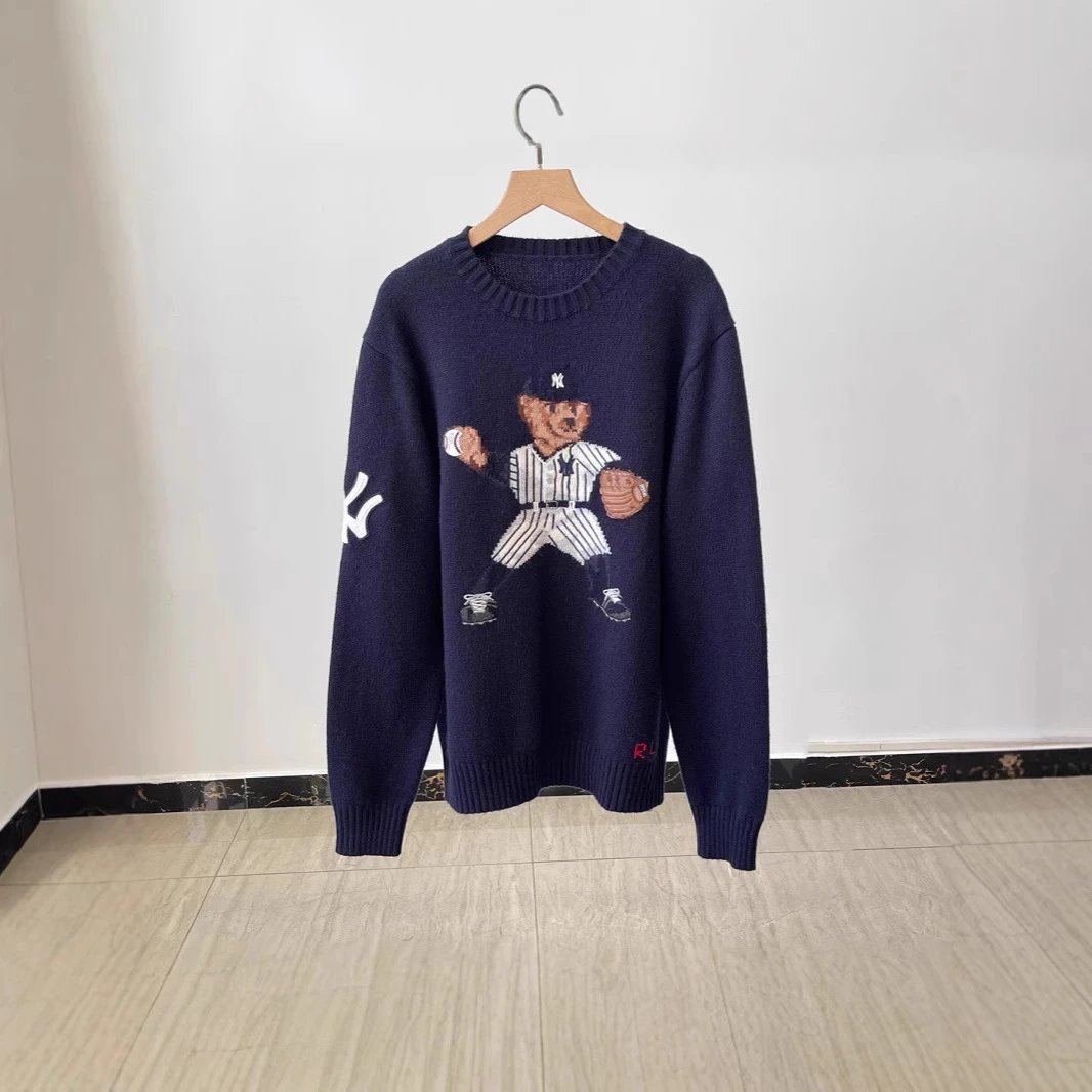 Ralph Lauren NY Yankees Bear Sweater