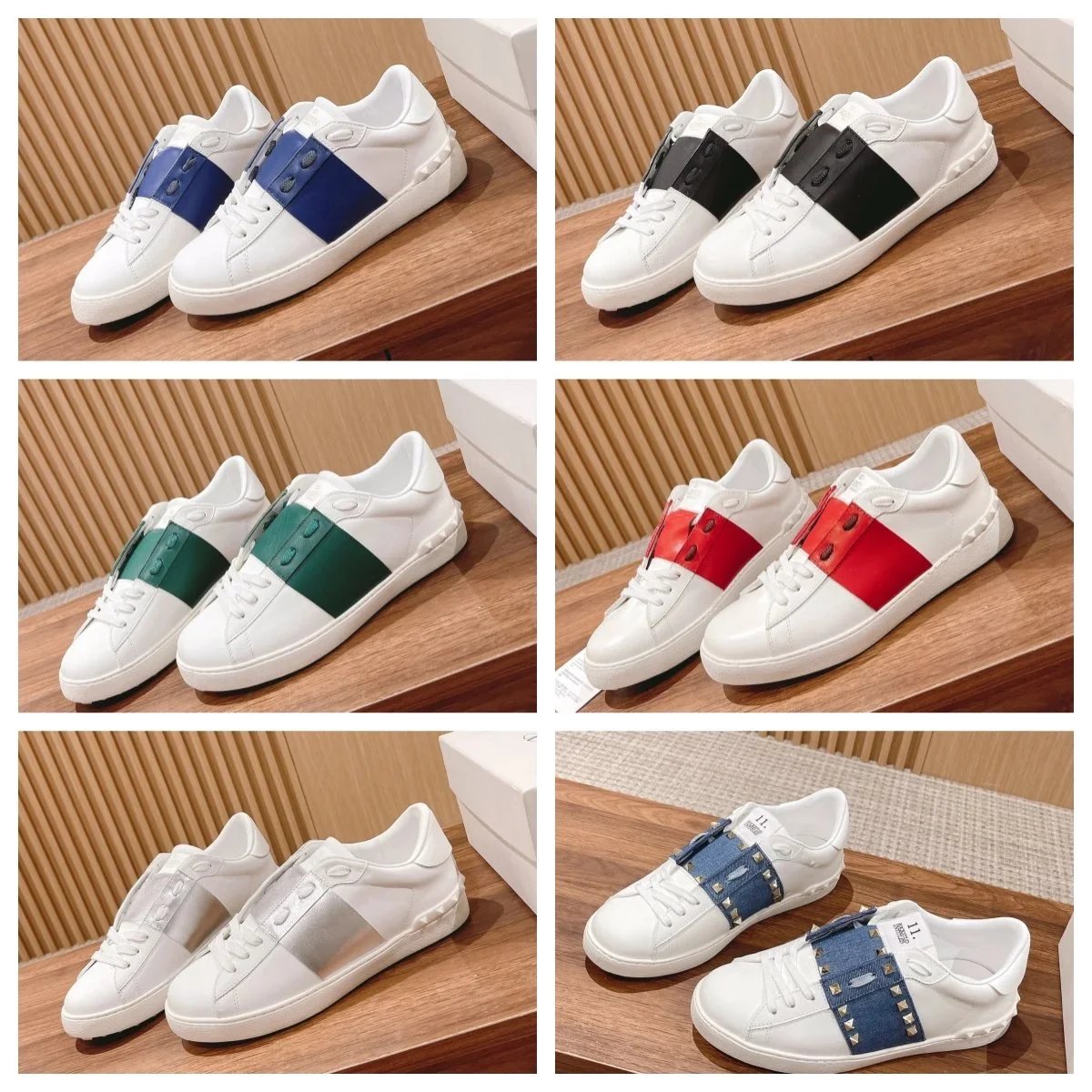Valentino One Stud XL Sneaker Blue/White