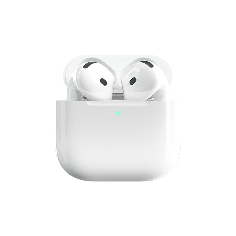 White Wireless Earbuds