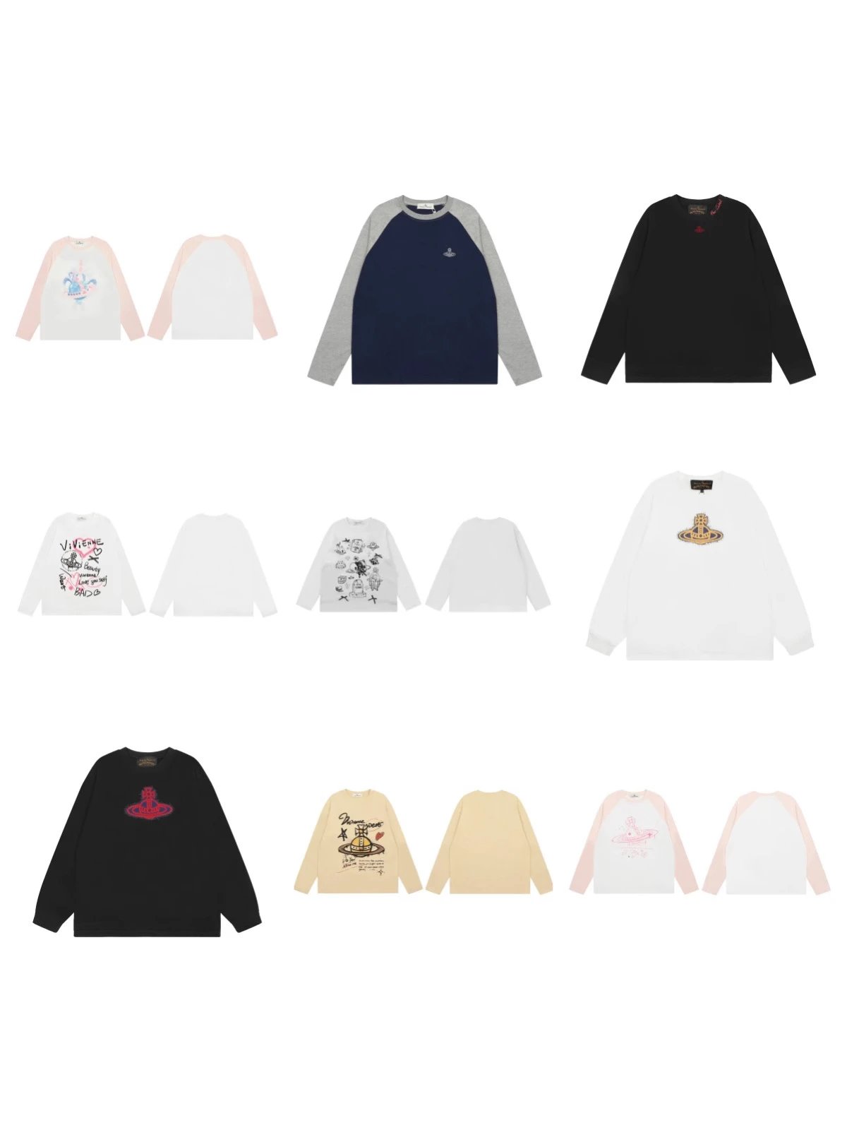 Vivienne Westwood Long Sleeve T-Shirt White