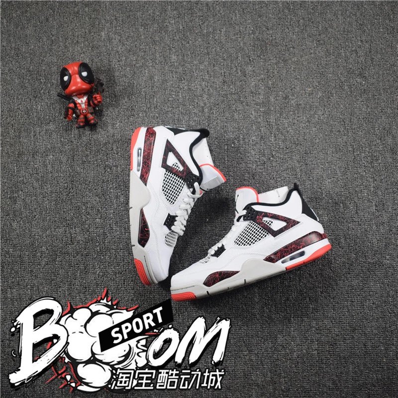 Air Jordan 4 AJ4 黑红元年热熔岩大理石 308497-408452-060-116