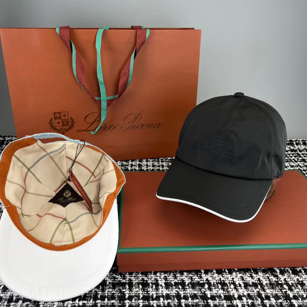 Loro Piana Baseball Cap Black
