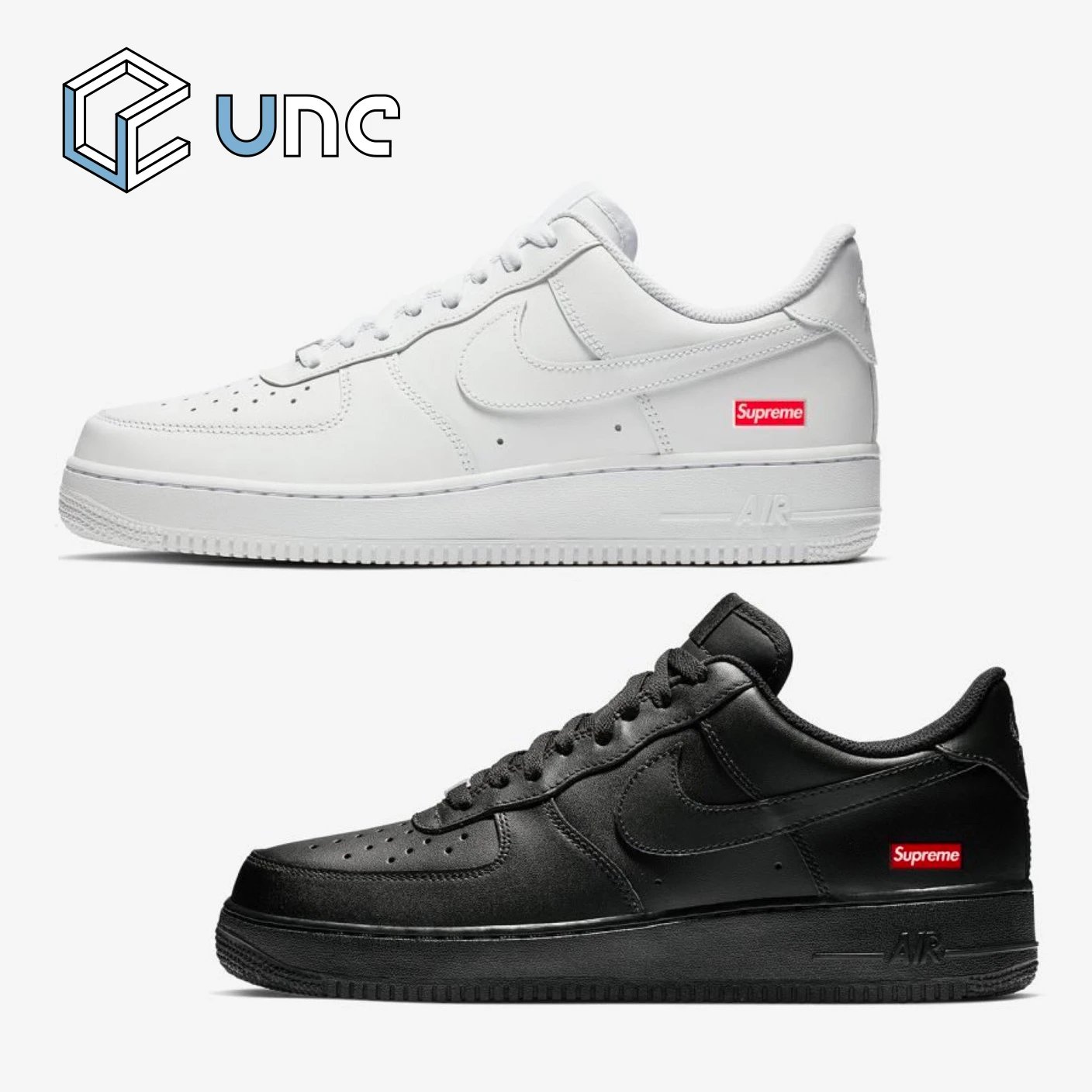 force1 Sup 空 军 一 号 低帮板鞋 黑白棕三色 CU9225