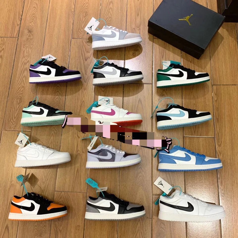 aj1 spring and summer new men's shoes low low-top board shoes basketball shoes couple casual shoes breathable aj women's shoes small white shoes