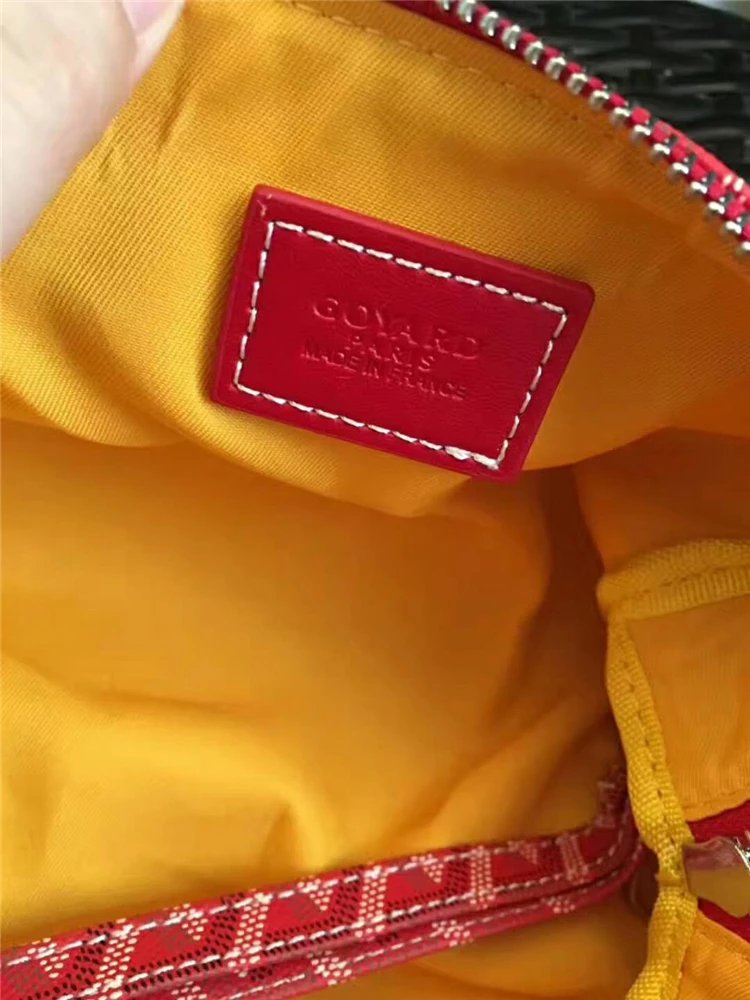 Goyard Cosmetic Pouch Red