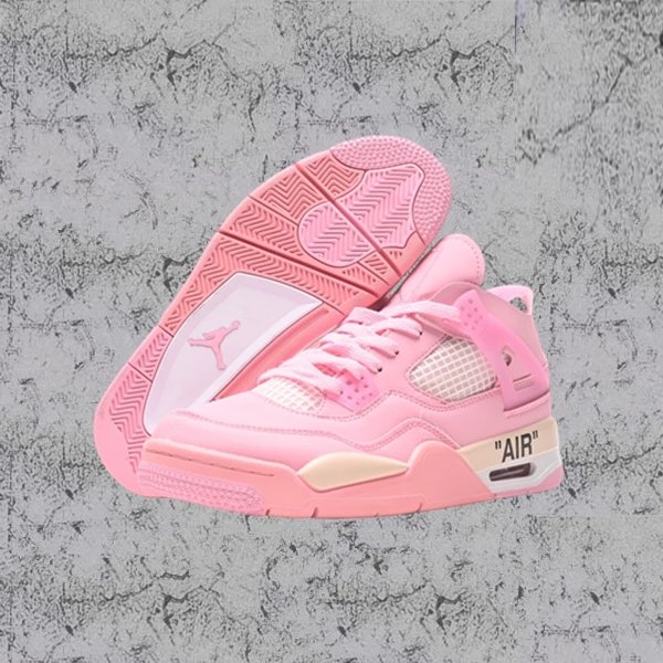 【特价促销】SB x Air Jordan 4 “Pine Green”男女子低帮休闲运动篮球鞋粉红色 DR5415