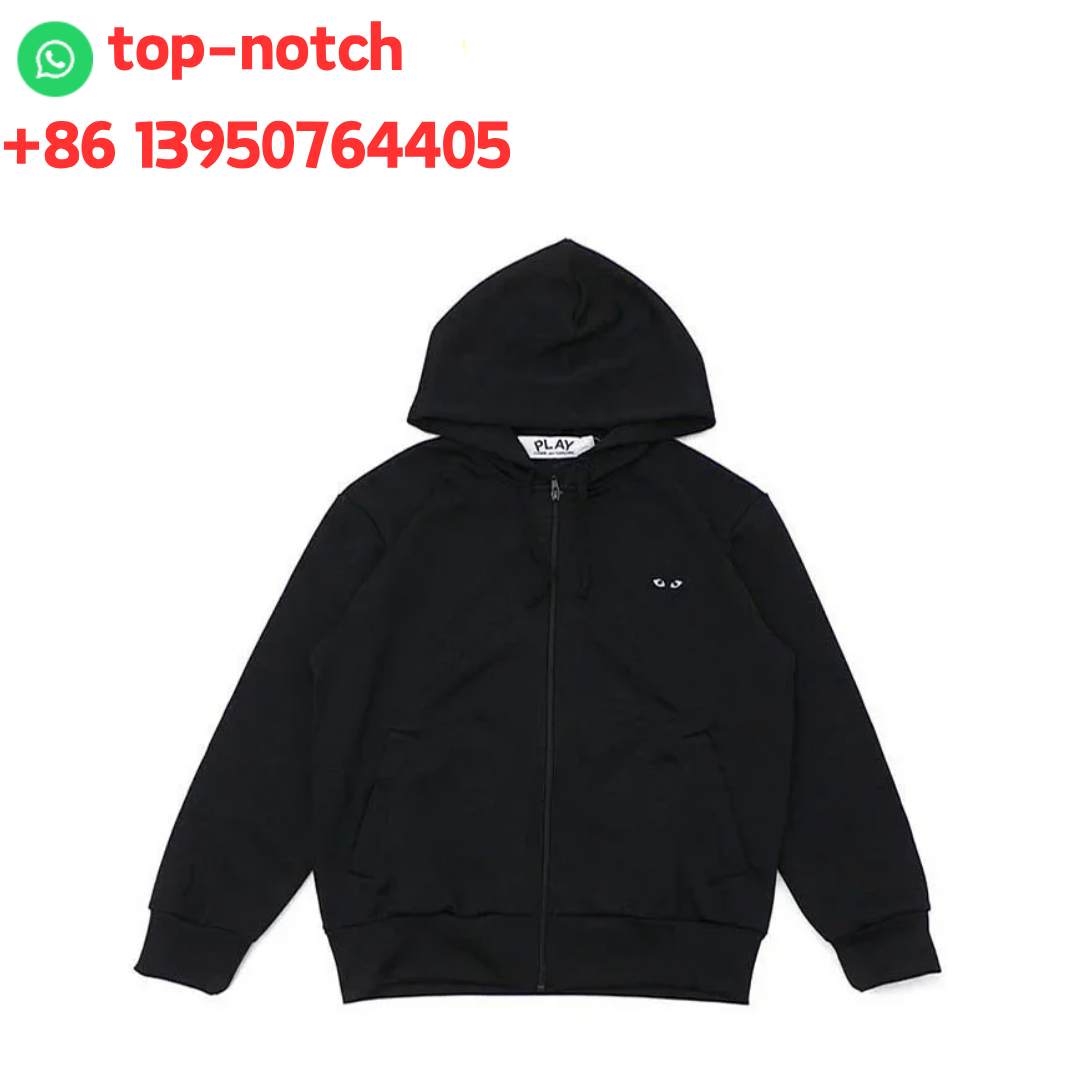 Comme des Garçons PLAY Zip Hoodie Black